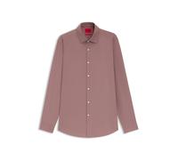 HUGO Camisa slim fit en popelín de algodón de planchado fácil - StyleKenno, 50289499 Marrón claro 41