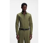 HUGO Camisa slim fit en popelín de algodón de planchado fácil - StyleKenno, 50289499 Oliva 42
