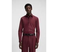 HUGO Camisa slim fit en popelín de algodón de planchado fácil - StyleKenno, 50289499 Rojo oscuro 38