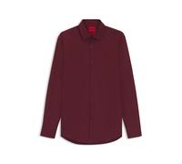 HUGO Camisa slim fit en popelín de algodón de planchado fácil - StyleKenno, 50289499 Rojo oscuro 40