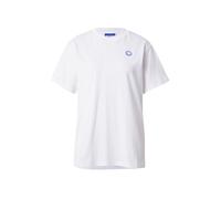 HUGO Camiseta azul / blanco S azul / blanco