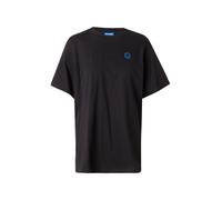 HUGO Camiseta de punto de algodón con insignia de logo - StyleVintage Tee_B_1, 50518139 Negro XL