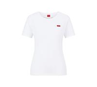 HUGO Camiseta clásica, Blanco100, S para Mujer