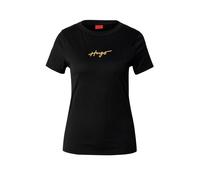 HUGO Camiseta 'Classic 4' oro / negro S oro / negro
