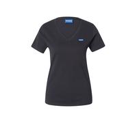 HUGO Camiseta 'Classic' azul / negro L azul / negro