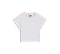 HUGO Camiseta corta para niños de algodón elástico con logo iridiscente - StyleG00389/10P04A, G00389 Blanco 138