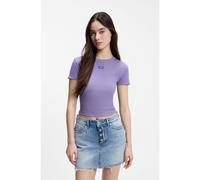 HUGO Camiseta corta slim fit de algodón elástico - StyleBaby Tee_B, 50510749 Lila XS