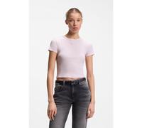 HUGO Camiseta corta slim fit de algodón elástico - StyleBaby Tee_B, 50510749 Rosa claro L