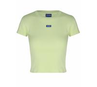 HUGO Camiseta Cropped Fit verde | XS