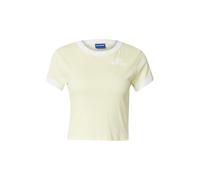 HUGO Camiseta 'Dalia' amarillo pastel / blanco, Talla XXL