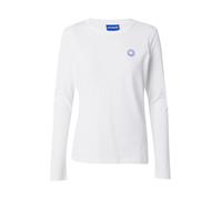 HUGO Camiseta 'Daliria' azul / blanco, Talla S
