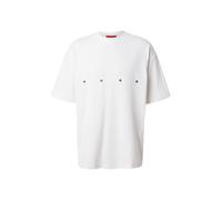 HUGO Camiseta oversize fit de algodón con llamativo logo estampado - StyleDariso, 50563445 Blanco L