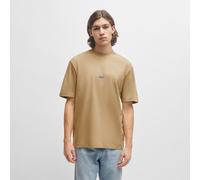 HUGO Camiseta de Algodón Beige 50509991-269 M