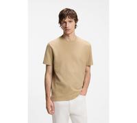 HUGO Camiseta de algodón con efecto arrugado - StyleDeno, 50564645 Beige S