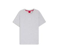 HUGO Camiseta de algodón elástico con logo estampado - StyleLaze T-Shirt, 50525236 Gris claro XL