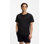 HUGO Camiseta de algodón elástico con logo estampado - StyleLaze T-Shirt, 50525236 Negro S