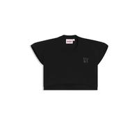 HUGO Camiseta de corte holgado para niños en algodón con logo de tachuelas - StyleG00398/09B12A, G00398 Negro 150