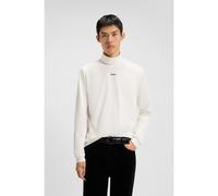 HUGO Camiseta de cuello vuelto con logo en algodón - StyleDaporollo, 50547372 Blanco XL