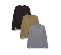 Hugo Camiseta de Manga Larga para Hombre RN Triplet de algodón, Open Miscellaneous, M