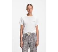 HUGO Camiseta de pijama de punto elástico con logo estampado - StyleCASUAL T-SHIRT, 50556981 Natural S