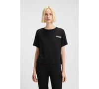 HUGO Camiseta de pijama relaxed fit de punto elástico con logo en contraste - StyleUNITE_T-SHIRT, 50490707 Negro XL