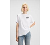 HUGO Camiseta de punto de algodón con diseño de estrás - StyleVintage Tee_18, 50550148 Blanco S