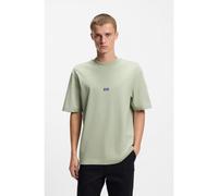 HUGO Camiseta de punto de algodón con insignia con logo - StyleNieros, 50509991 Cal XS