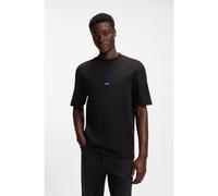 HUGO Camiseta 'Nieros' azul claro / negro / blanco XXL azul claro / negro / blanco