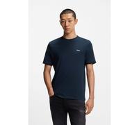 HUGO Camiseta de punto de algodón con logo estampado - StyleDero222, 50466158 Azul oscuro XXL