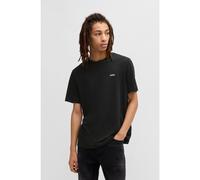 HUGO Camiseta de punto de algodón con logo estampado - StyleDero222, 50466158 Negro M