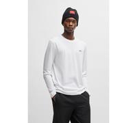 HUGO Camiseta de punto de algodón con logo estampado - StyleDerol222, 50466159 Blanco XXL