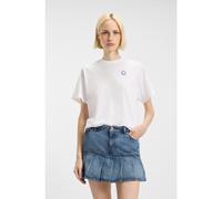 HUGO Camiseta de punto de algodón con logo Happy HUGO - StyleVintage Tee_B_1, 50518139 Blanco S