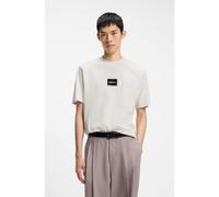 HUGO Camiseta 'Dumeon' beige claro / negro XL beige claro / negro
