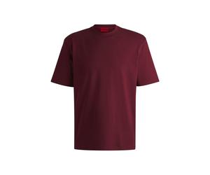 HUGO Camiseta de punto de algodón - StyleDapolino, 50488330 Rojo oscuro XL