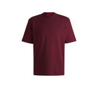 HUGO Camiseta de punto de algodón - StyleDapolino, 50488330 Rojo oscuro XS