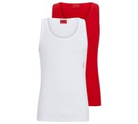 HUGO Camiseta de Tirantes para Hombre Twin Pack, Blanco Abierto., XXL