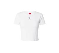 HUGO Camiseta 'Delanor' negro / blanco, Talla XS