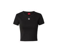 HUGO Camiseta 'Delanor' negro / blanco XXL EUR
