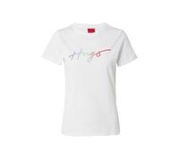 HUGO Camiseta 'Deloris_3' menta / lila claro / rosa / blanco, Talla S