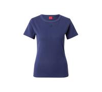 HUGO Camiseta de algodón con logo apilado bordado - StyleDeloris, 50512002 Azul oscuro M