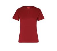 HUGO Camiseta regular fit con logo apilado bordado - StyleDeloris, 50512002 Rojo oscuro S