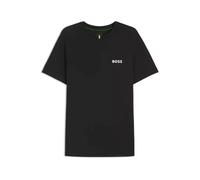 Hugo- Camiseta deportiva cuello redondo manga corta- Tops- Hombre- Negro- M- Camiseta deportiva cuello redondo manga corta