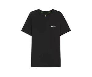 Hugo- Camiseta deportiva cuello redondo manga corta- Tops- Hombre- Negro- M- Camiseta deportiva cuello redondo manga corta