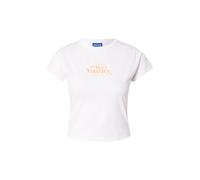 HUGO Camiseta 'Dichroma_B' naranja claro / blanco XS naranja claro / blanco