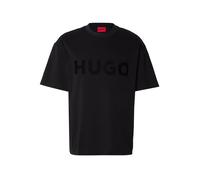 HUGO Camiseta oversize fit de algodón con logo reflectante - StyleDinkee, 50525765 Negro M