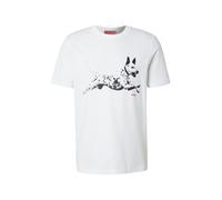 HUGO Camiseta de punto de algodón con ilustración animal - StyleDirunn, 50564143 Blanco XL