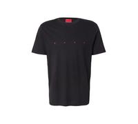 HUGO Camiseta de punto de algodón con detalle de logo - StyleDorosi, 50566086 Negro S