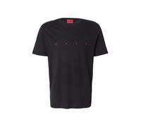 HUGO Camiseta de punto de algodón con detalle de logo - StyleDorosi, 50566086 Negro XXL