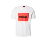 HUGO Camiseta 'Dulive222' rojo / negro / blanco M rojo / negro / blanco