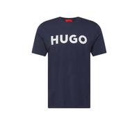 HUGO Camiseta 'Dulivio' azul oscuro / blanco XL azul oscuro / blanco